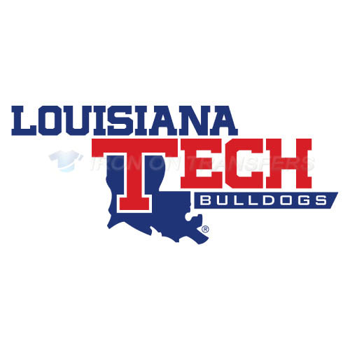 Louisiana Tech Bulldogs Iron-on Stickers (Heat Transfers)NO.4853
